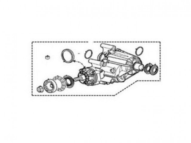 Jaguar x on sale type transfer case